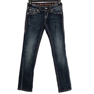 Rock Revival Embellished Straight Leg Jeans 26